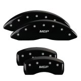 MGP 4 Caliper Covers Engraved Front & Rear MGP Black finish silver ch thumbnail 5