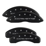 MGP 4 Caliper Covers Engraved Front & Rear MGP Red finish silver ch thumbnail 7