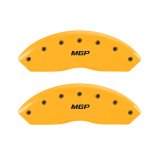 MGP 4 Caliper Covers Engraved Front & Rear MGP Yellow finish black ch thumbnail 4