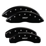 MGP 4 Caliper Covers Engraved Front & Rear MGP Black finish silver ch thumbnail 3
