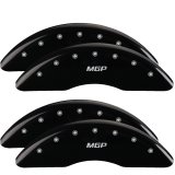 MGP 4 Caliper Covers Engraved Front & Rear Bowtie Yellow finish black ch thumbnail 6