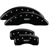 MGP 4 Caliper Covers Engraved Front & Rear MGP Black finish silver ch thumbnail 3