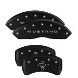 MGP 4 Caliper Covers Engraved Front & Rear MGP Black finish silver ch thumbnail 5