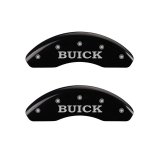 MGP 4 Caliper Covers Engraved Front Buick Engraved Rear Buick Shield Black finish silver ch thumbnail 5