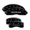 MGP 4 Caliper Covers Engraved Front Honda Engraved Rear Crosstour Black finish silver ch thumbnail 8