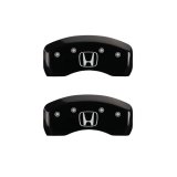 MGP 4 Caliper Covers Engraved Front Honda Engraved Rear H Logo Black finish silver ch thumbnail 9