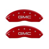 MGP 4 Caliper Covers Engraved Front & Rear Denali Red finish silver ch thumbnail 4