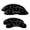 MGP 4 Caliper Covers Engraved Front & Rear Lincoln Black finish silver ch thumbnail 8