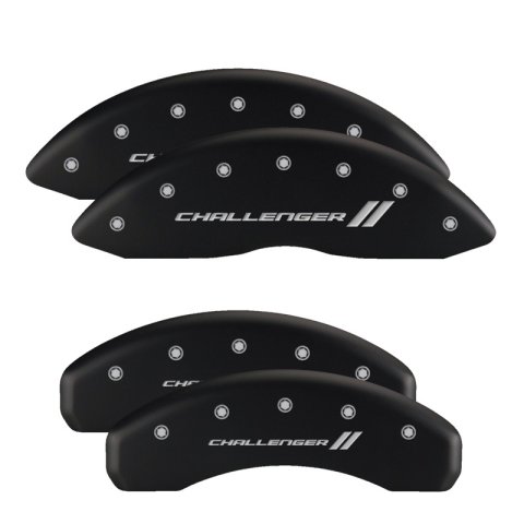 MGP 4 Caliper Covers Engraved Front & Rear SHO Yellow finish black ch thumbnail 7