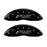 MGP 4 Caliper Covers Engraved Front & Rear Gen 5/RS Black finish silver ch thumbnail 2