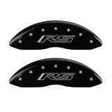 MGP 4 Caliper Covers Engraved Front & Rear Gen 5/RS Black finish silver ch thumbnail 4