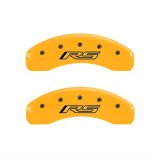 MGP 4 Caliper Covers Engraved Front & Rear Gen 5/RS Yellow finish black ch thumbnail 2