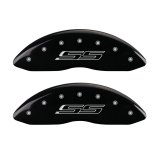 MGP 4 Caliper Covers Engraved Front & Rear Gen 5/SS Black finish silver ch thumbnail 7