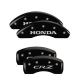 MGP 4 Caliper Covers Engraved Front Honda Engraved Rear CR-Z Black finish silver ch thumbnail 3