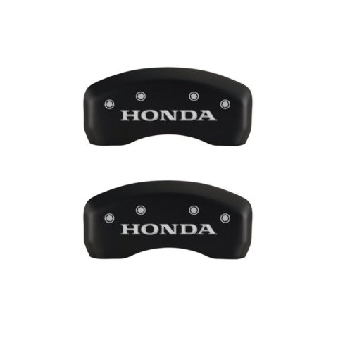 MGP 4 Caliper Covers Engraved Front & Rear Honda Red finish silver ch thumbnail 9