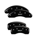 MGP 4 Caliper Covers Engraved Front & Rear MGP Black finish silver ch thumbnail 6