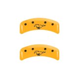 MGP Front set 2 Caliper Covers Engraved Front Oval logo/Ford Black finish silver ch thumbnail 6