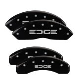 MGP Front set 2 Caliper Covers Engraved Front MGP Black finish silver ch thumbnail 4