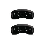 MGP 4 Caliper Covers Engraved Front & Rear Volt Black finish silver ch thumbnail 7