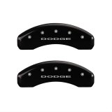 MGP 4 Caliper Covers Engraved Front & Rear With out stripes/Dodge Black finish silver ch thumbnail 2
