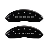 MGP 4 Caliper Covers Engraved Front & Rear With out stripes/Dodge Black finish silver ch thumbnail 5