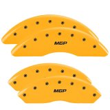 MGP 4 Caliper Covers Engraved Front & Rear MGP Red finish silver ch thumbnail 4