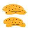 MGP 4 Caliper Covers Engraved Front & Rear Style 1/Chrysler Wing Yellow finish black ch thumbnail 8