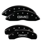 MGP 4 Caliper Covers Engraved Front & Rear MOPAR Black finish silver ch thumbnail 5