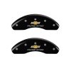 MGP Front set 2 Caliper Covers Engraved Front Chevy racing Black finish silver ch thumbnail 7