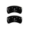 MGP Rear set 2 Caliper Covers Engraved Rear GT350 Shelby & Cobra Black finish silver ch thumbnail 7