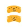 MGP Rear set 2 Caliper Covers Engraved Rear GT350 Shelby & Cobra Yellow finish black ch thumbnail 7
