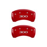 MGP 4 Caliper Covers Engraved Front & Rear 300 Red finish silver ch thumbnail 7