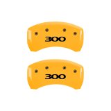MGP 4 Caliper Covers Engraved Front & Rear 300 Yellow finish black ch thumbnail 9