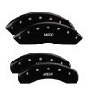 MGP 4 Caliper Covers Engraved Front & Rear MGP Black finish silver ch thumbnail 8