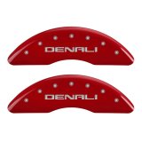 MGP 4 Caliper Covers Engraved Front & Rear Denali Yellow finish black ch thumbnail 8