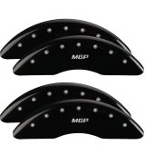 MGP 4 Caliper Covers Engraved Front & Rear MGP Black finish silver ch thumbnail 2