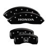 MGP 4 Caliper Covers Engraved Front Honda Engraved Rear H Logo Black finish silver ch thumbnail 8