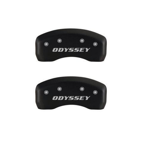 MGP 4 Caliper Covers Engraved Front Honda Engraved Rear Odyssey Red finish silver ch thumbnail 9