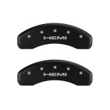 MGP 4 Caliper Covers Engraved Front & Rear Hemi Red finish silver ch thumbnail 7