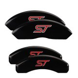 MGP 4 Caliper Covers Engraved Front & Rear MGP Black finish silver ch thumbnail 2