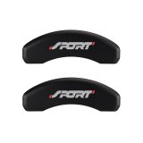 MGP 4 Caliper Covers Engraved Front & Rear No bolts/Sport Red finish silver ch thumbnail 9