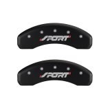 MGP 4 Caliper Covers Engraved Front & Rear SPORT Red finish silver ch thumbnail 9