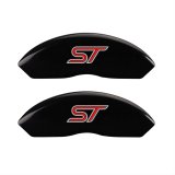 MGP 4 Caliper Covers Engraved Front & Rear No bolts/ST Black finish silver ch thumbnail 1