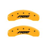 MGP 4 Caliper Covers Engraved Front & Rear No bolts/ST Black finish silver ch thumbnail 9