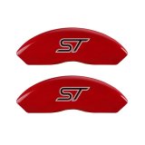 MGP 4 Caliper Covers Engraved Front & Rear No bolts/ST Red finish silver ch thumbnail 7