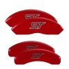 MGP 4 Caliper Covers Engraved Front & Rear No bolts/ST Red finish silver ch thumbnail 8