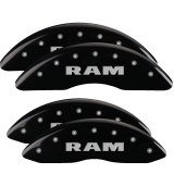 MGP 4 Caliper Covers Engraved Front & Rear RAM Black finish silver ch thumbnail 3
