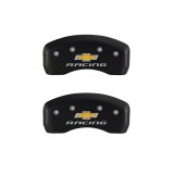 MGP 4 Caliper Covers Engraved Front & Rear Chevy racing Red finish silver ch thumbnail 7