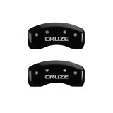 MGP 4 Caliper Covers Engraved Front & Rear Cruze Black finish silver ch thumbnail 7