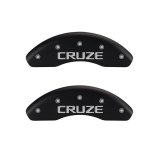 MGP 4 Caliper Covers Engraved Front & Rear Block/Charger Black finish silver ch thumbnail 4